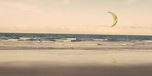 Kitesurfing in Kremasti, Rhodes