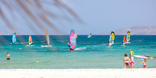 Windsurfing school in Kos