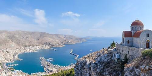 View over Kalymnos, Greece