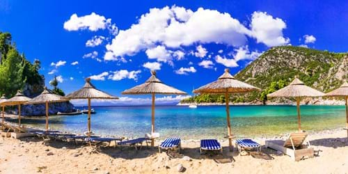 Limnonari Beach, Skopelos