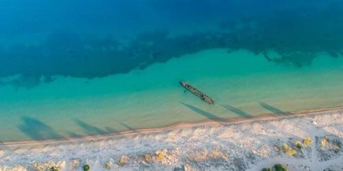 Shipwreck near Pylos, Peloponnese