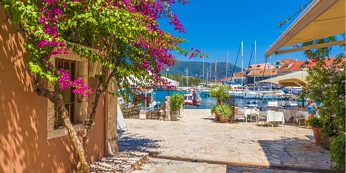 Fiskardo Harbor, Kefalonia