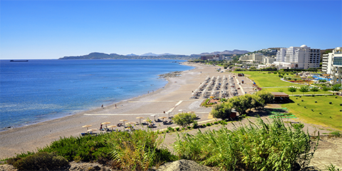 Faliraki beach