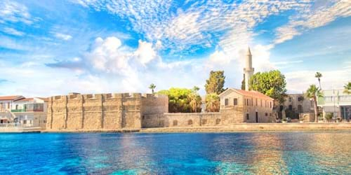 View of the castle of Larnaca